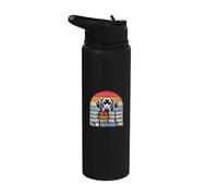 Chaque collation que vous préparez pour un chien noir | Funny Hungry Pet Watcher Stainless Steel Insulated Water Bottle