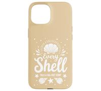 Chaque Coquille raconte Une Histoire de crête de mer Coque pour iPhone 15