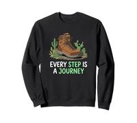 Chaque étape est Un Voyage : routard, Alpiniste, Randonneur Sweatshirt