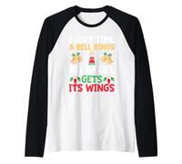 Chaque Fois qu'une Cloche Sonne, Un Ange reçoit Ses Ailes pour Noël Manche Raglan