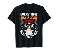 Chaque Fois qu'une Cloche Sonne, Un Ange reçoit Ses Ailes pour Noël T-Shirt