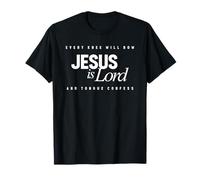 Chaque Genou fléchira : Jésus est Le Seigneur, Un Verset de la Bible chrétienne T-Shirt