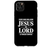 Chaque Genou s'incline Jésus est Le Seigneur Langue Confesser Christian Coque pour iPhone 11 Pro Max