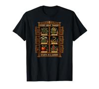 Chaque Grande tragédie Commence dans Un Jardin Poison Book Nerds T-Shirt