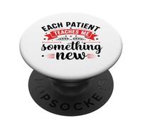 Chaque individu m'apprend de Nouveaux - Appréciation des Travailleurs de Soutien PopSockets PopGrip Adhésif