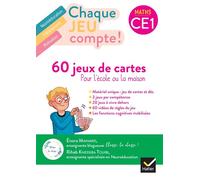 Enora Mainard, Rihab Touibi – Chaque jeu compte : Maths CE1 – 60 jeux de cartes – Éd. 2024