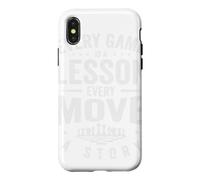 Chaque Jeu est Une leçon Chaque Mouvement Une Histoire | Coque pour iPhone X/XS