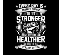 Chaque jour à la salle de sport est une nouvelle chance de devenir plus fort, de mieux manger, de vivre plus sainement et de devenir la meilleure version de vous-même. 57.6x82.7cm