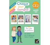 Chaque jour compte - Maths CE2 - Ed. 2025 - Cahier de problèmes - Pauline Negrel-Lion - Hatier - broché - Scolaire / Universitaire