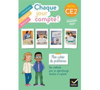 Chaque jour compte - Maths CE2 - Ed. 2025 - Cahier de problèmes - Pauline Negrel-Lion - Hatier - broché - Scolaire / Universitaire