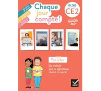 Chaque jour compte - Maths CE2 - Ed. 2025 - Fichier élève - Pauline Negrel-Lion - Hatier - broché - Scolaire / Universitaire