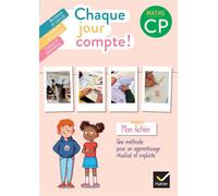 Chaque jour compte - Maths CP Ed. 2022 - fichier de l'élève - Pauline Negrel-Lion - Hatier - broché - Scolaire / Universitaire