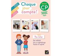 Chaque jour compte - Maths CP - Ed. 2025 - Fichier élève - Pauline Negrel-Lion - Hatier - broché - Scolaire / Universitaire