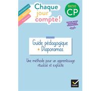 Chaque jour compte - Maths CP - Ed. 2025 - Guide bi-média avec diaporamas - Pauline Negrel-Lion - Hatier - broché - Scolaire / Universitaire