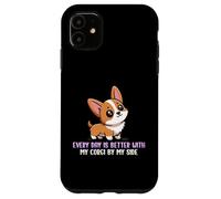 Chaque Jour est Meilleur avec Mon Amoureux Gallois Corgi Pembroke Coque pour iPhone 11