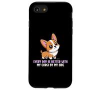Chaque Jour est Meilleur avec Mon Amoureux Gallois Corgi Pembroke Coque pour iPhone SE (2020) / 7/8