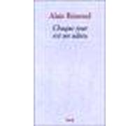 Chaque jour est un adieu - Alain Rémond - Seuil - broché - Récit