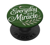 Chaque Jour est Un Miracle : motivateur, édifiant et responsabilisant PopSockets PopGrip Adhésif