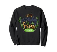 Chaque Jour est Un Nouveau départ, Un Soleil inspirant Sweatshirt