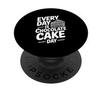 Chaque Jour est Une journée Amusante pour Les Amateurs de Desserts PopSockets PopGrip Adhésif