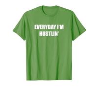 Chaque Jour Je suis à la Hustlin' T-Shirt, Homme, Herbe, XL