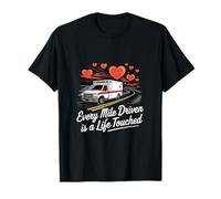 Chaque kilomètre parcouru est un ambulancier touché par sa vie T-Shirt