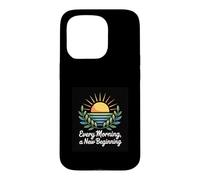 Chaque Matin, Un Nouveau départ du Lever du Soleil Coque pour iPhone 15 Pro