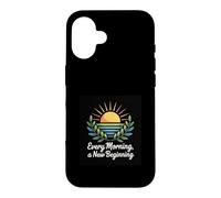 Chaque Matin, Un Nouveau départ du Lever du Soleil Coque pour iPhone 16