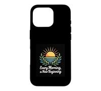 Chaque Matin, Un Nouveau départ du Lever du Soleil Coque pour iPhone 16 Pro