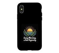 Chaque Matin, Un Nouveau départ du Lever du Soleil Coque pour iPhone X/XS