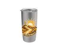 Chaque pas en avant est la foi et le christianisme Gobelet isotherme en acier inoxydable double paroi