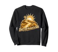 Chaque Pas en Avant est la Foi et Le christianisme Sweatshirt