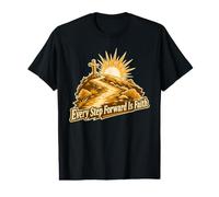 Chaque Pas en Avant est la Foi et Le christianisme T-Shirt Graphique avec Valeur