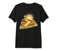 Chaque Pas en Avant est la Foi et Le christianisme T-Shirt Haut de Gamme