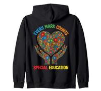 Chaque Point Compte Le Soutien à l'éducation spécialisée Sweat à Capuche