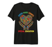 Chaque Point Compte Le Soutien à l'éducation spécialisée T-Shirt Haut de Gamme