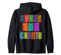 Chaque Point Compte Une déclaration de Motivation colorée Sweat à Capuche