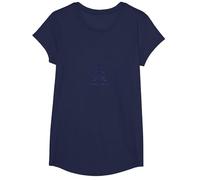 Chaque Respiration Compte : Sensibilisation à la santé pulmonaire T-Shirt, Fille, Bleu Marine, L