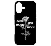Chaque Rose a Son épine Inspiration Floral Citation Amour Coque pour iPhone 17