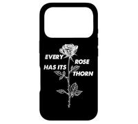 Chaque Rose a Son épine Inspiration Floral Citation Amour Coque pour iPhone 17 Pro