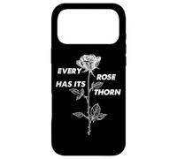 Chaque Rose a Son épine Inspiration Floral Citation Amour Coque pour iPhone 17 Pro Max