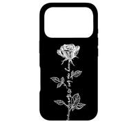 Chaque Rose a Son épine Inspiration Florale Citation Coque pour iPhone 17 Pro