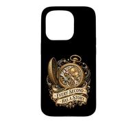 Chaque Seconde A Une Histoire Montre Poche Horlogerie Coque pour iPhone 15 Pro