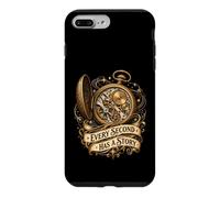 Chaque Seconde A Une Histoire Montre Poche Horlogerie Coque pour iPhone 7 Plus/8 Plus