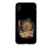 Chaque Seconde A Une Histoire Montre Poche Horlogerie Coque pour iPhone XS Max