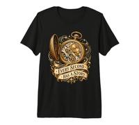 Chaque Seconde A Une Histoire Montre Poche Horlogerie T-Shirt Haut de Gamme