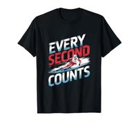 Chaque Seconde Compte Le Ski Alpin T-Shirt