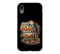 Chaque Signal raconte Une Histoire de détection de métaux Coque pour iPhone XR