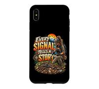 Chaque Signal raconte Une Histoire de détection de métaux pour Les Femmes Coque pour iPhone XS Max