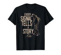 Chaque Signal raconte Une Histoire pour détecteur de métaux T-Shirt Graphique avec Valeur